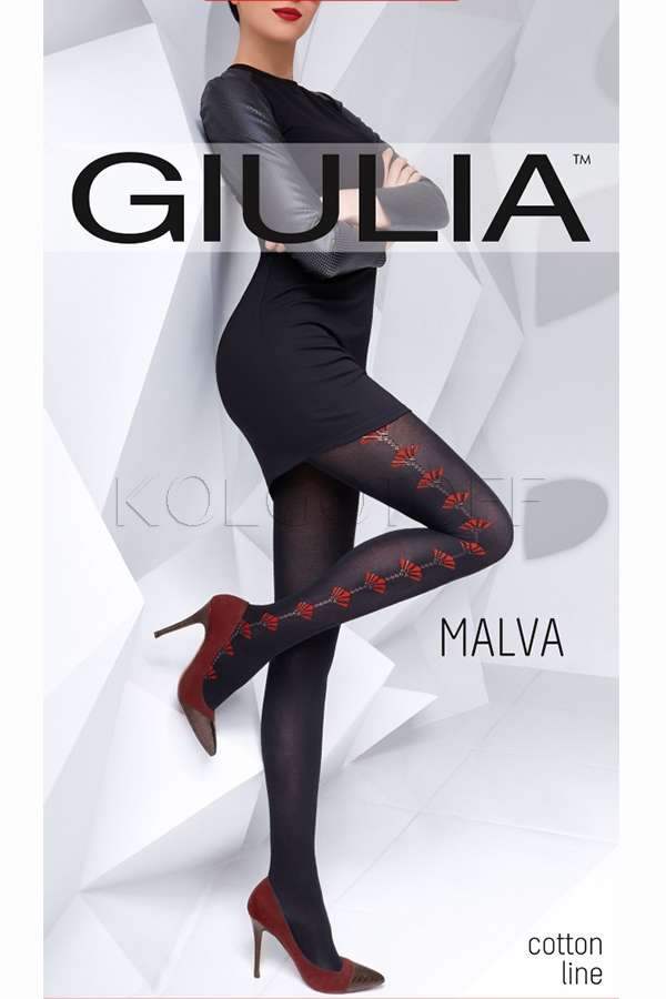 Колготки бавовняні з візерунком GIULIA Malwa 150 model 1